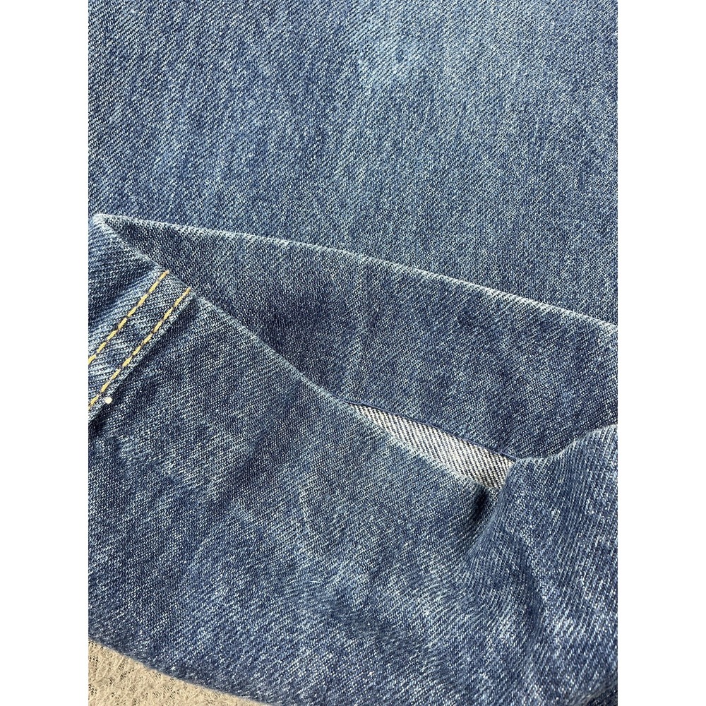 Vintage Calvin Klein Jeans Womens 14 Blue High Rise Relaxed Straight Denim USA - Picture 4 of 13